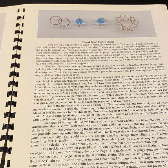 Elegant Wirecraft Jewelry how to craft book by Esther Lee vintage - Picture 15 of 16